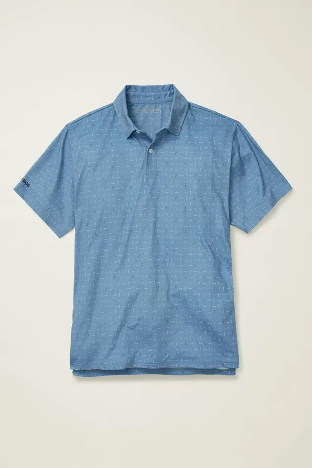 Men The Performance Golf Polo Blue Broken Tee Geo Bonobos Polos