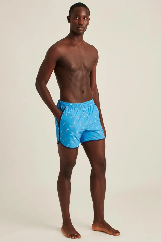 Men Throwback Swim Trunks Mixed Tapes Bonobos Swim Trunks