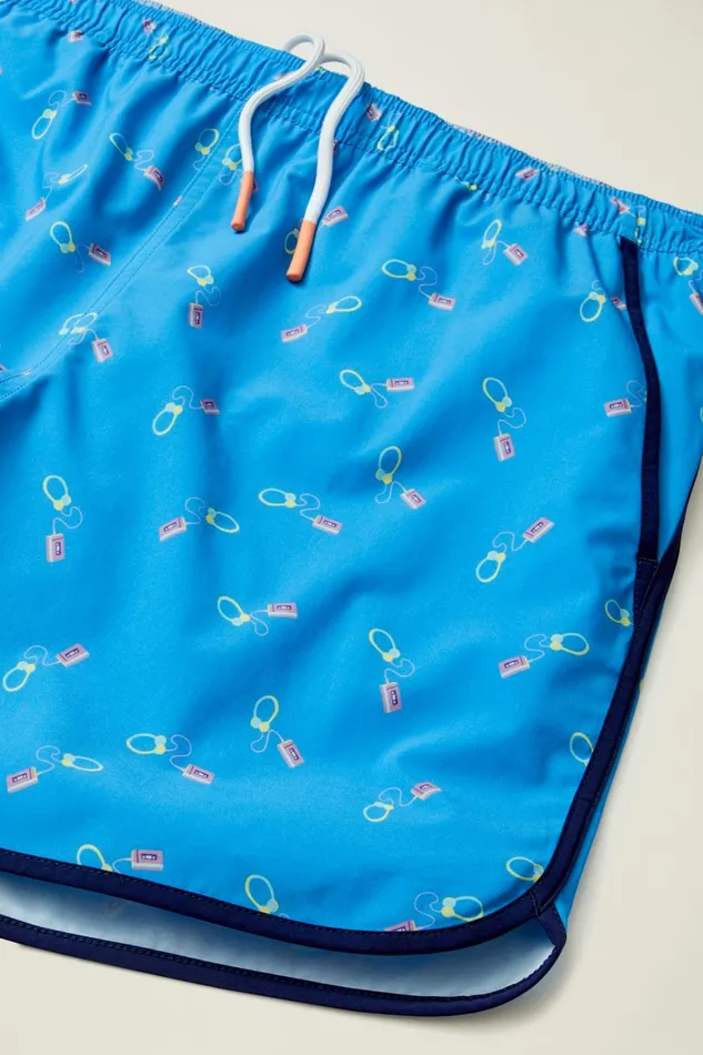 Men Throwback Swim Trunks Mixed Tapes Bonobos Swim Trunks