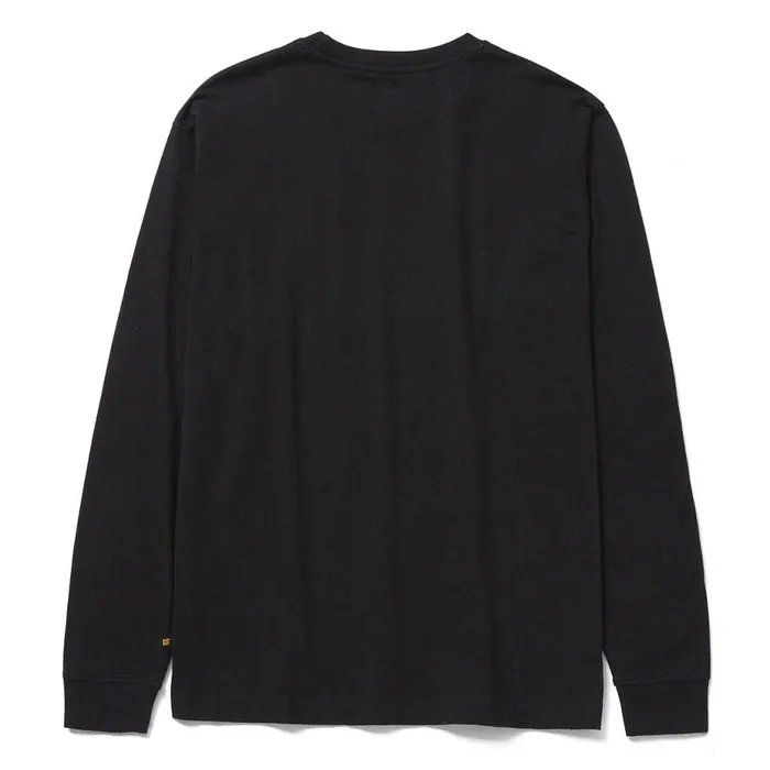 Men Trademark Banner Long Sleeve Tee Cat Footwear Tops and Outerwear