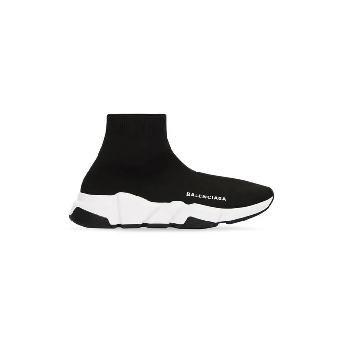 Men Trainers Balenciaga Speed Recycled Knit Trainers In Blackwhite