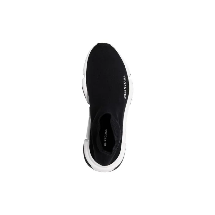 Men Trainers Balenciaga Speed Recycled Knit Trainers In Blackwhite