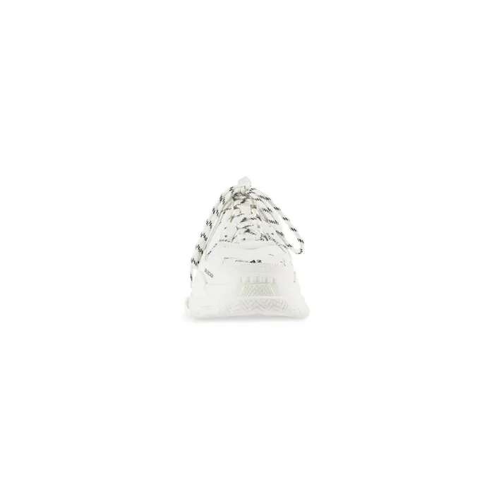 Men Trainers Balenciaga Triple S Trainers Allover Logo In Whiteblack