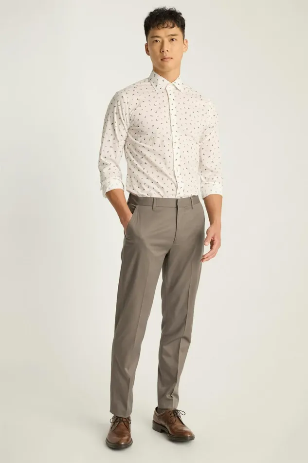 Men Weekday Warrior Dress Pants Tuesday Mushroom Brown Bonobos Dress Pants