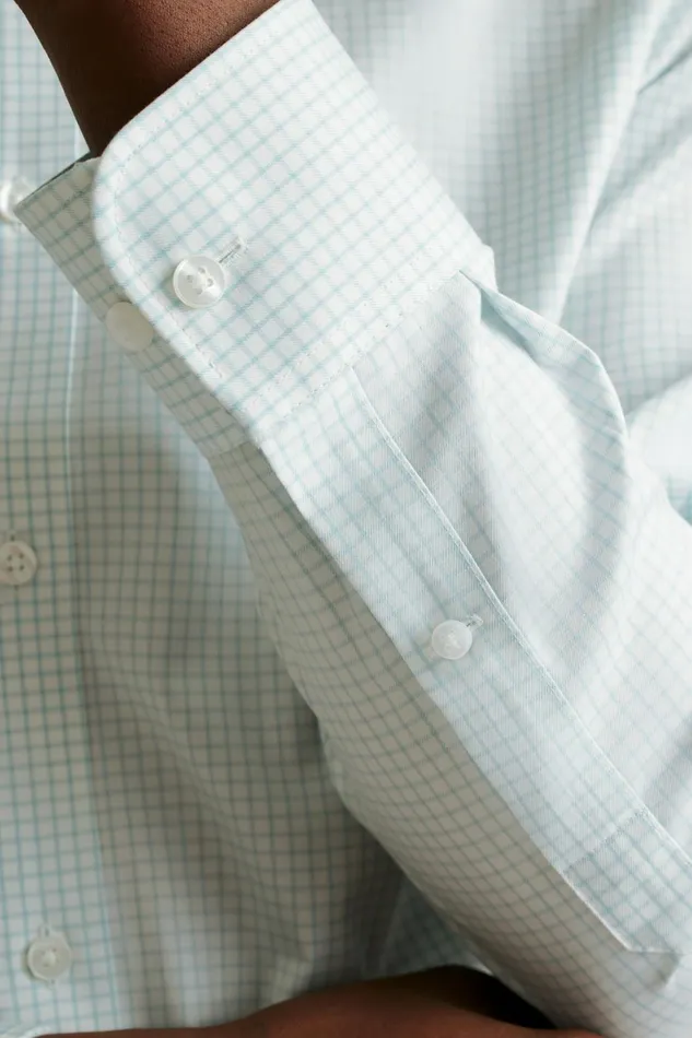 Men Weekday Warrior Dress Shirt Teal Check Bonobos Business Casual Shirts