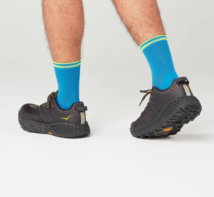 MenWomen All Gender Performance Crew Sock Diva Blue Citrus HOKA ONE ONE Socks
