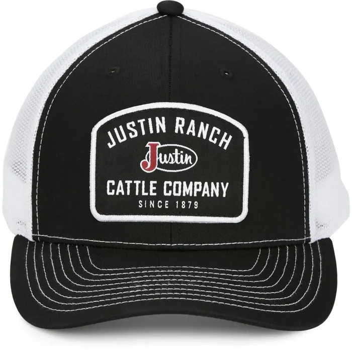 MENWOMEN Justin Ranch Cap Black Justin Boots Hats and Caps