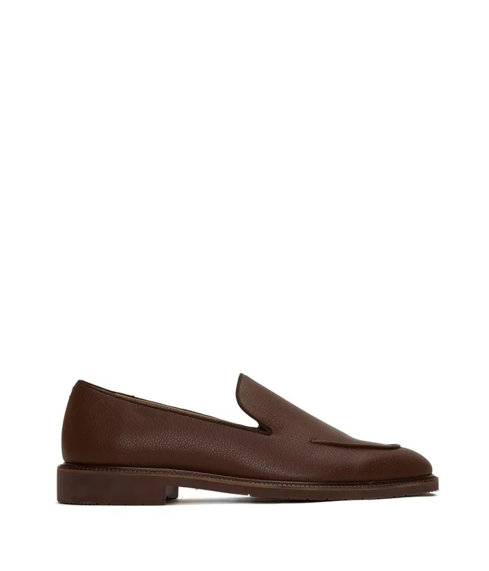 Mens Altman Vegan Slip On Loafers Brown Matt and Nat Footwear