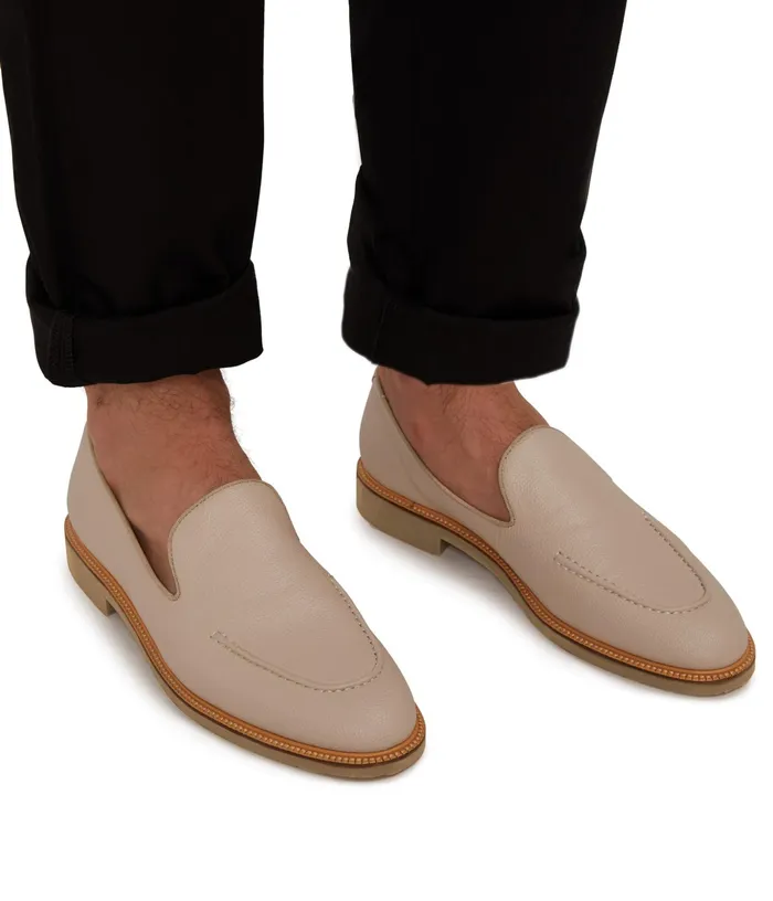 Mens Altman Vegan Slip On Loafers Brown Matt and Nat Footwear