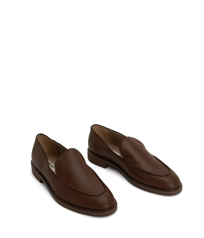 Mens Altman Vegan Slip On Loafers Brown Matt and Nat Footwear