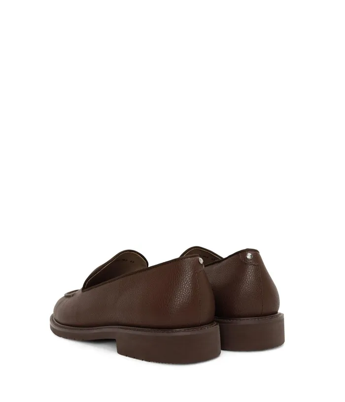 Mens Altman Vegan Slip On Loafers Brown Matt and Nat Footwear