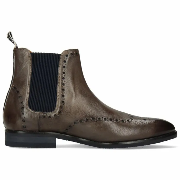 Mens Ankle Boots Melvin and Hamilton Bobby 8 Grey