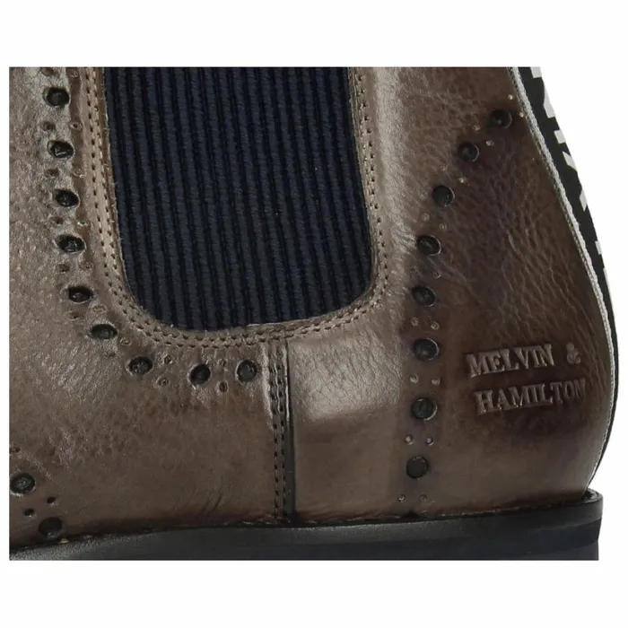 Mens Ankle Boots Melvin and Hamilton Bobby 8 Grey