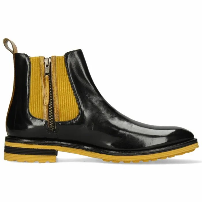 Mens Ankle Boots Melvin and Hamilton Eddy 25 Black