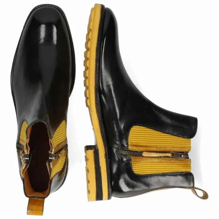 Mens Ankle Boots Melvin and Hamilton Eddy 25 Black