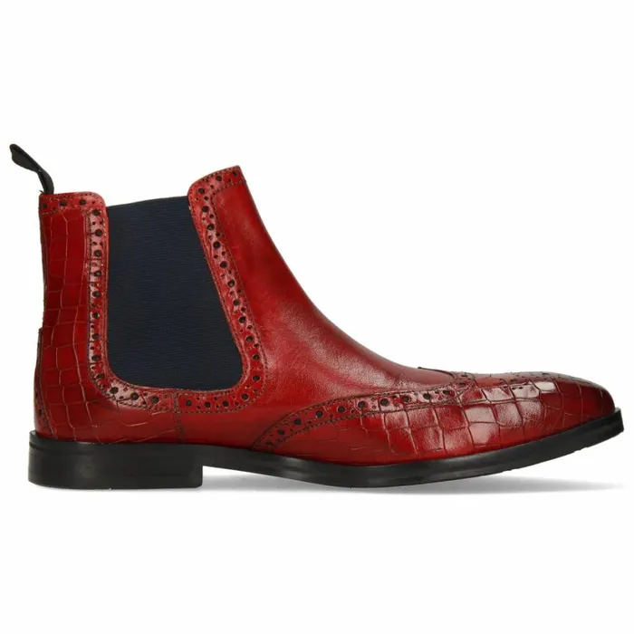 Mens Ankle Boots Melvin and Hamilton Greg 2 Red