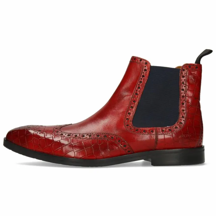 Mens Ankle Boots Melvin and Hamilton Greg 2 Red