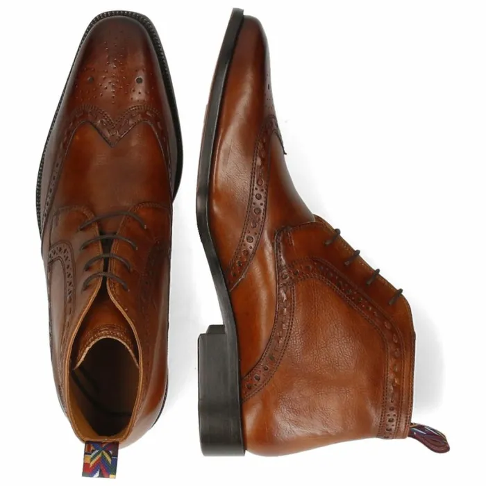 Mens Ankle Boots Melvin and Hamilton Jeff 7 Brown