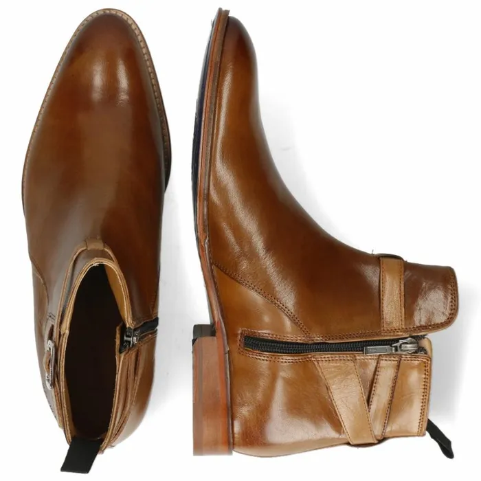 Mens Ankle Boots Melvin and Hamilton Kane 1 Brown