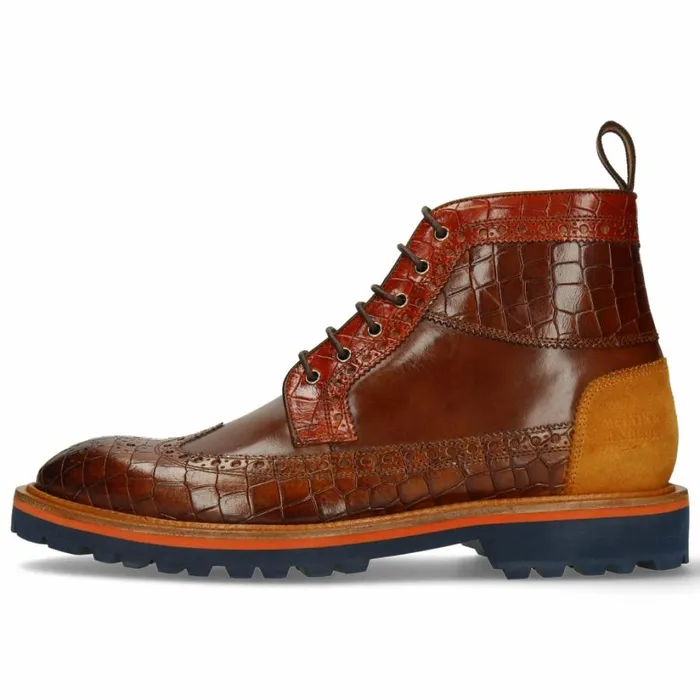Mens Ankle Boots Melvin and Hamilton Matthew 9 Brown