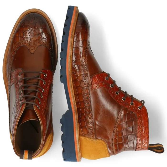 Mens Ankle Boots Melvin and Hamilton Matthew 9 Brown