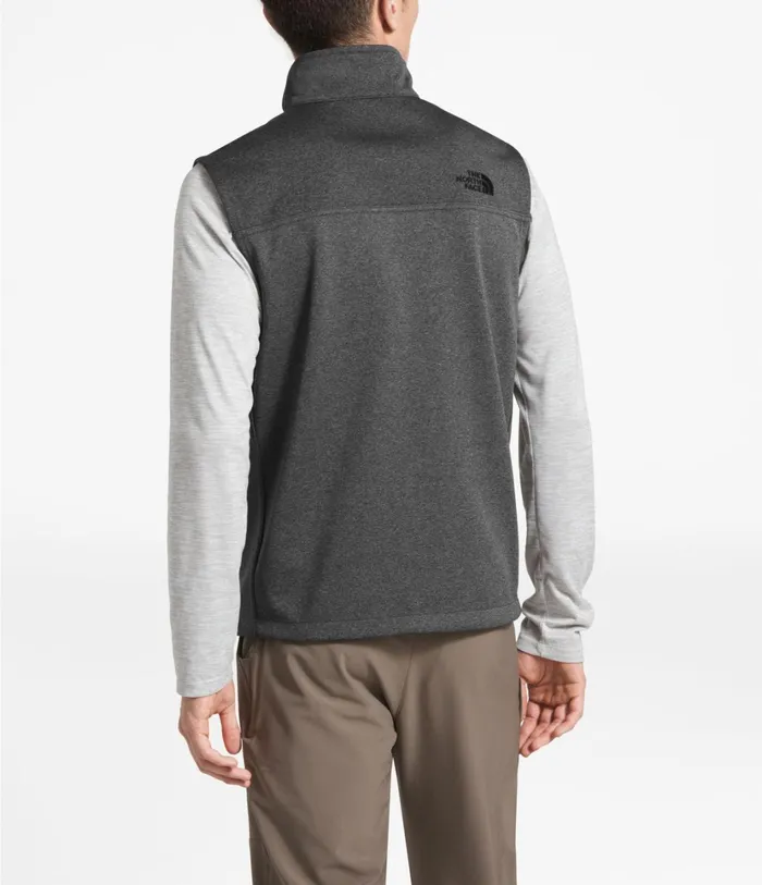 Mens Apex Canyonwall Vest Tnf Dark Grey Heather The North Face Softshell