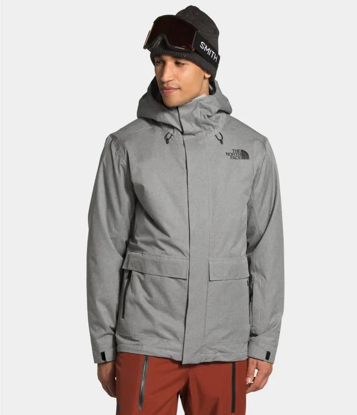 Mens Clement Triclimate Jacket Tnf Medium Grey Heather The North Face Insulated and Down Jackets