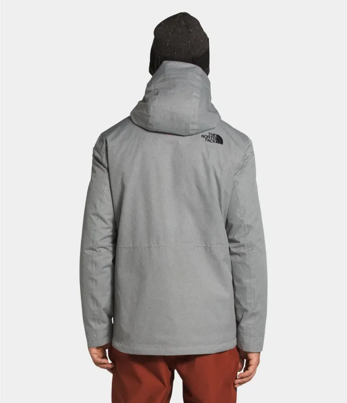 Mens Clement Triclimate Jacket Tnf Medium Grey Heather The North Face Insulated and Down Jackets