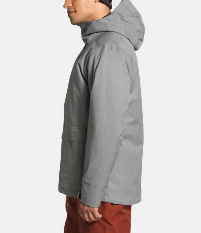 Mens Clement Triclimate Jacket Tnf Medium Grey Heather The North Face Insulated and Down Jackets