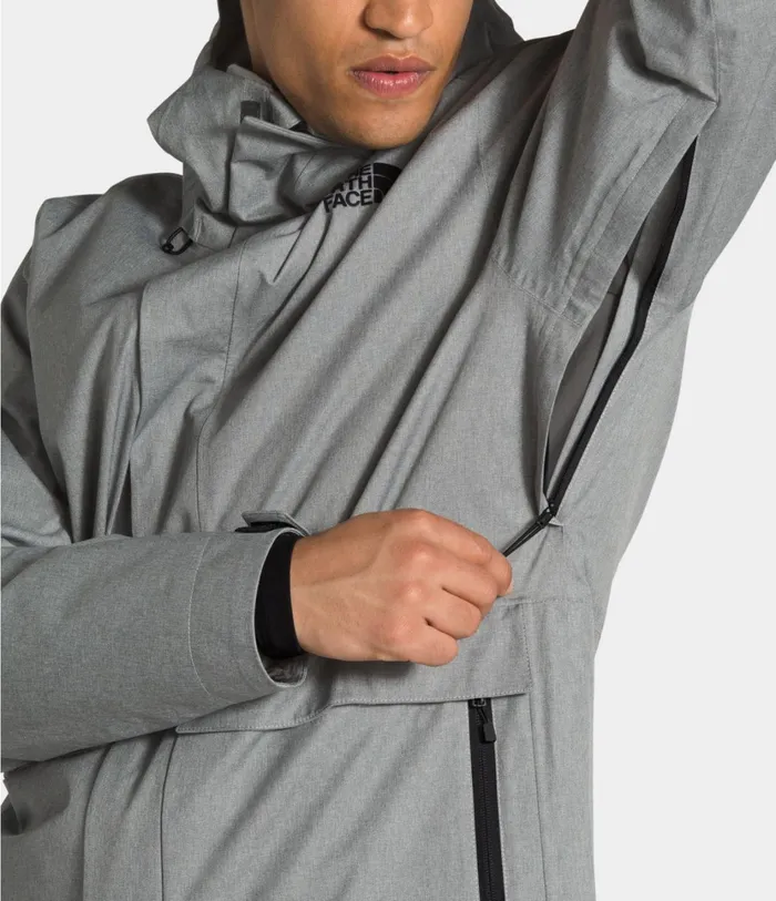 Mens Clement Triclimate Jacket Tnf Medium Grey Heather The North Face Insulated and Down Jackets