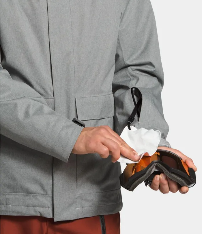 Mens Clement Triclimate Jacket Tnf Medium Grey Heather The North Face Insulated and Down Jackets