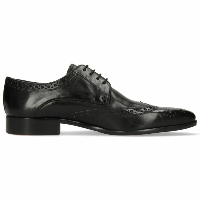 Mens Derbies Melvin and Hamilton Lewis 3 Black