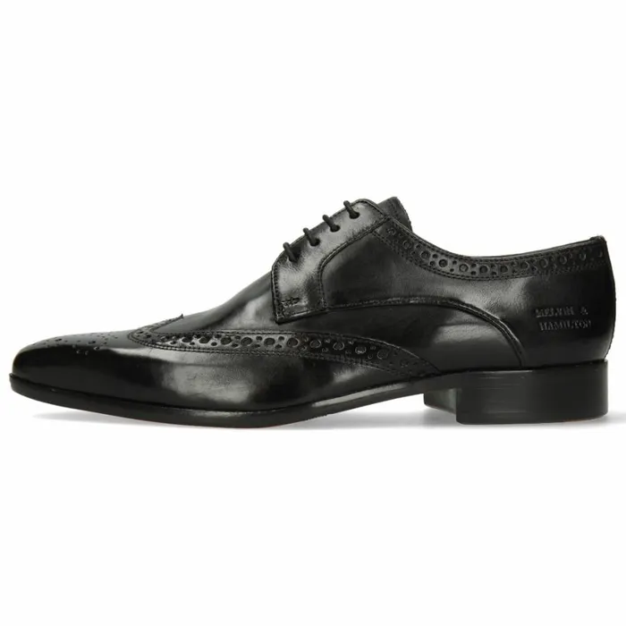 Mens Derbies Melvin and Hamilton Lewis 3 Black