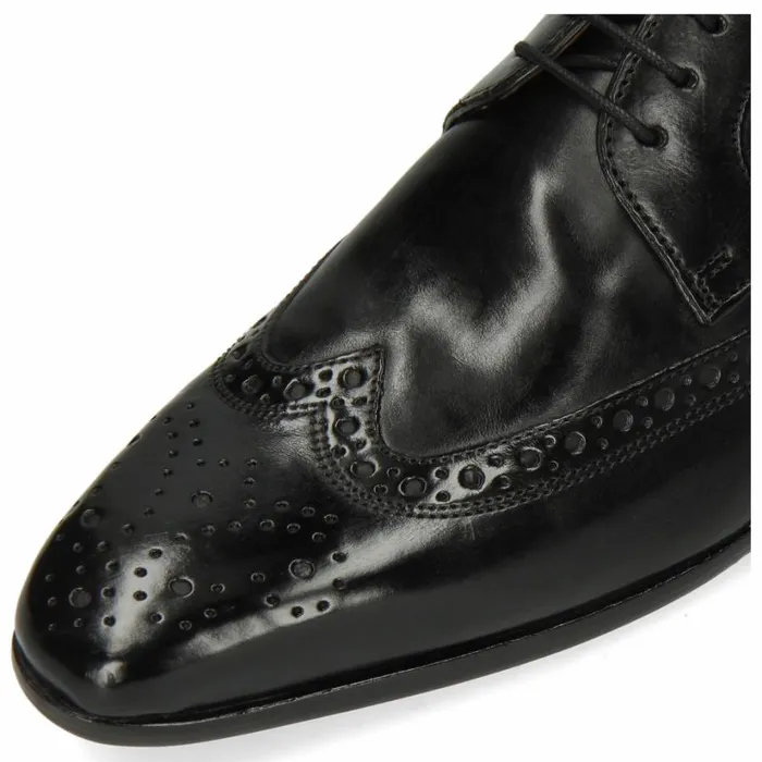 Mens Derbies Melvin and Hamilton Lewis 3 Black