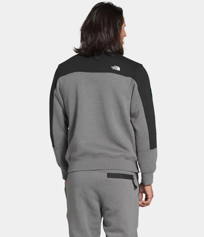 Mens Graphic Collection Pullover Tnf Medium Grey Heathertnf Black The North Face Fleece