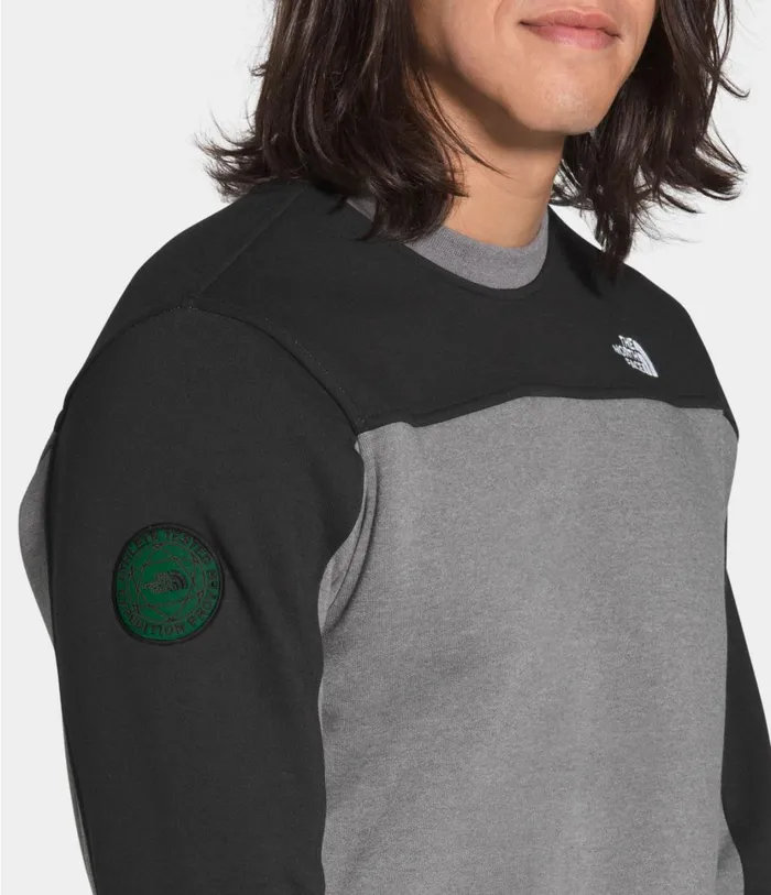 Mens Graphic Collection Pullover Tnf Medium Grey Heathertnf Black The North Face Fleece