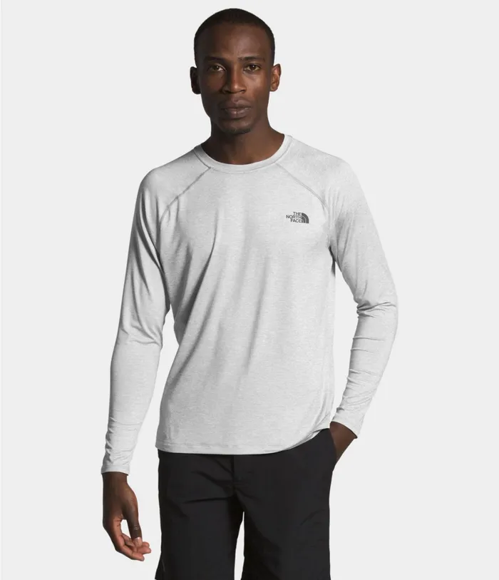 Mens HyperLayer FD Long Sleeve Tnf Light Grey Heather The North Face Active Tops Mens HyperLayer FD Long Sleeve Tnf Light Grey Heather The North Face Active Tops