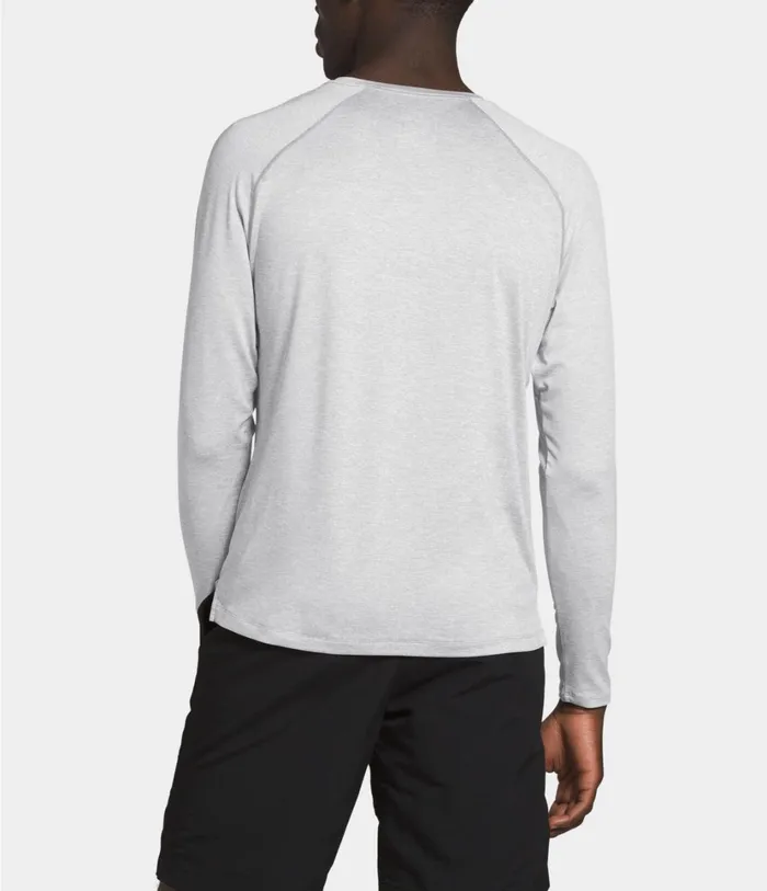 Mens HyperLayer FD Long Sleeve Tnf Light Grey Heather The North Face Active Tops