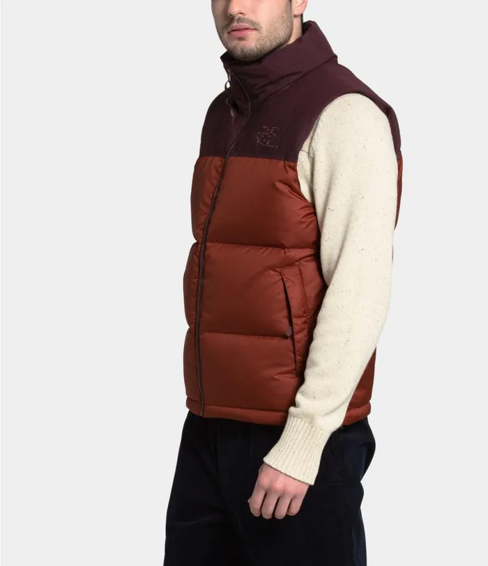 Mens MENS ECO NUPTSE VEST Brandy Brownroot Brown The North Face Insulated and Down Jackets
