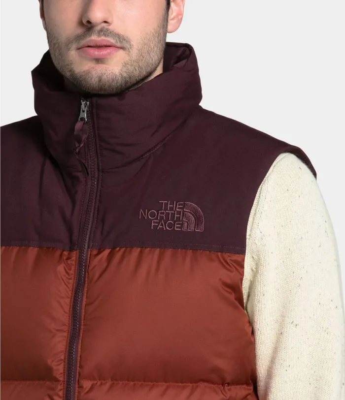 Mens MENS ECO NUPTSE VEST Brandy Brownroot Brown The North Face Insulated and Down Jackets