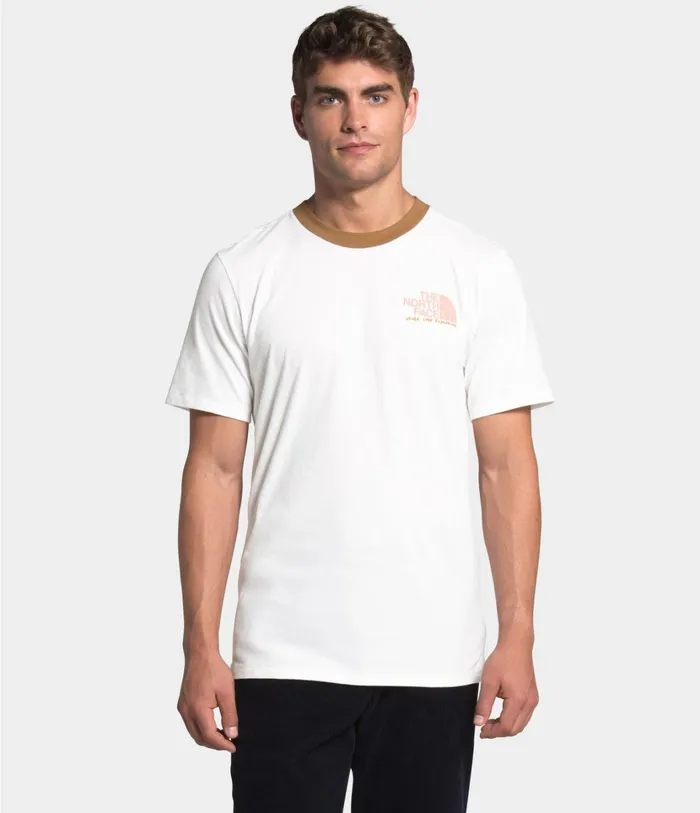 Mens Short Sleeve Rogue Graphic Tee Tnf Whiteutility Brown The North Face TShirts Mens Short Sleeve Rogue Graphic Tee Tnf Whiteutility Brown The North Face TShirts