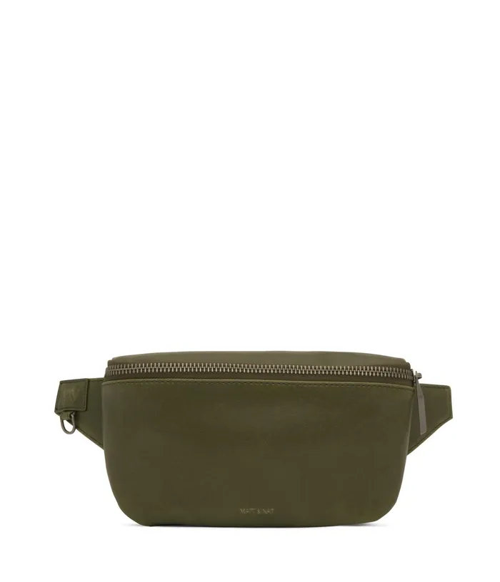 MensWomen Vie Vegan Fanny Pack 8211 Vintage Olive Matt and Nat Belt Bags