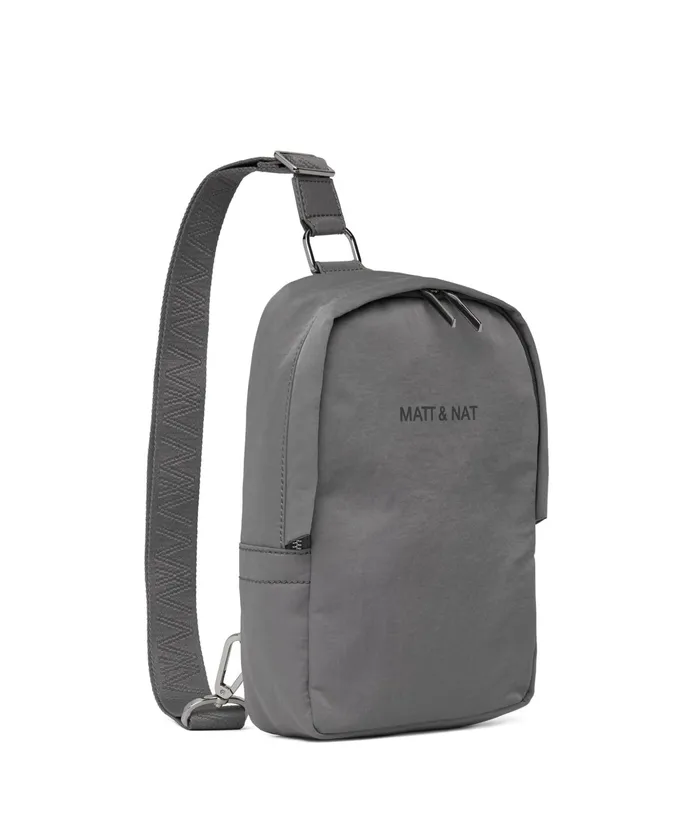MensWomen Wujie Vegan Sling Bag 8211 Oam Grey Matt and Nat Backpacks MensWomen Wujie Vegan Sling Bag 8211 Oam Grey Matt and Nat Backpacks