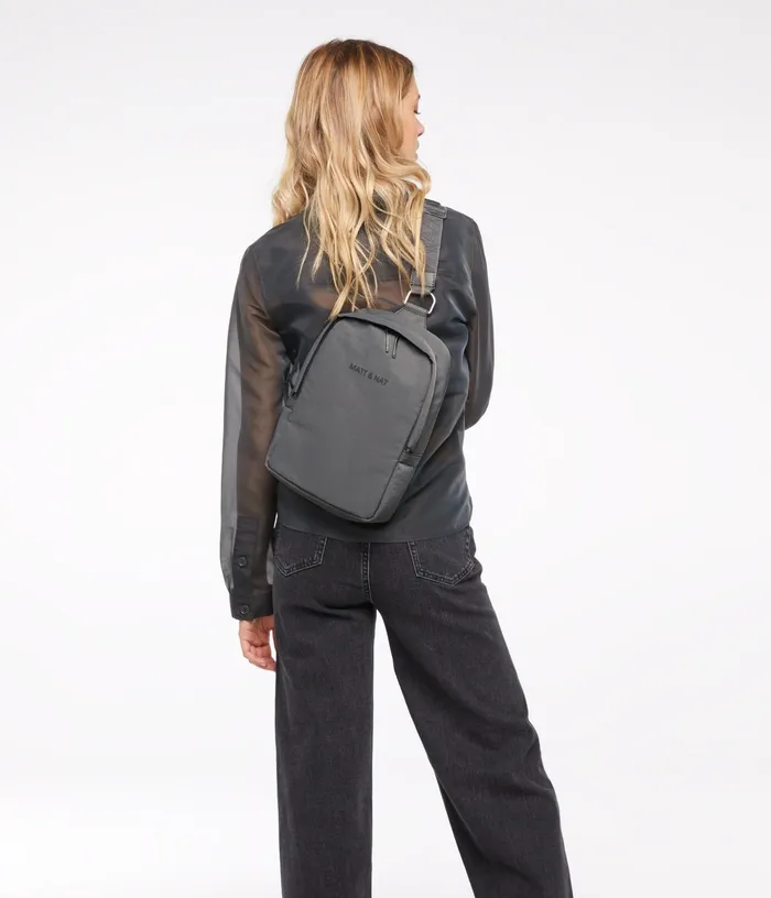 MensWomen Wujie Vegan Sling Bag 8211 Oam Grey Matt and Nat Backpacks MensWomen Wujie Vegan Sling Bag 8211 Oam Grey Matt and Nat Backpacks