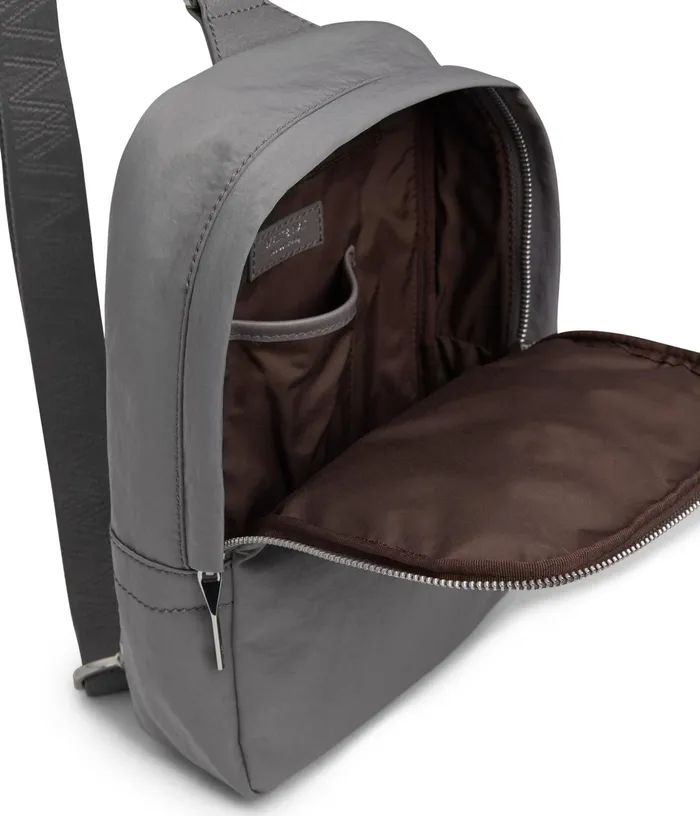 MensWomen Wujie Vegan Sling Bag 8211 Oam Grey Matt and Nat Backpacks MensWomen Wujie Vegan Sling Bag 8211 Oam Grey Matt and Nat Backpacks