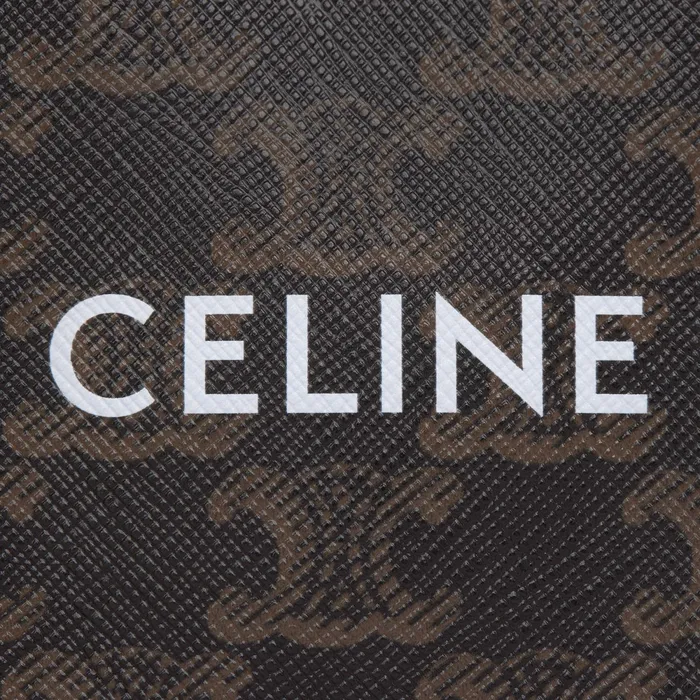 Micro Vertical Cabas In Triomphe Canvas And Calfskin Tan Women CELINE TECH AND SMALL ACCESSORIES Micro Vertical Cabas In Triomphe Canvas And Calfskin Tan Women CELINE TECH AND SMALL ACCESSORIES