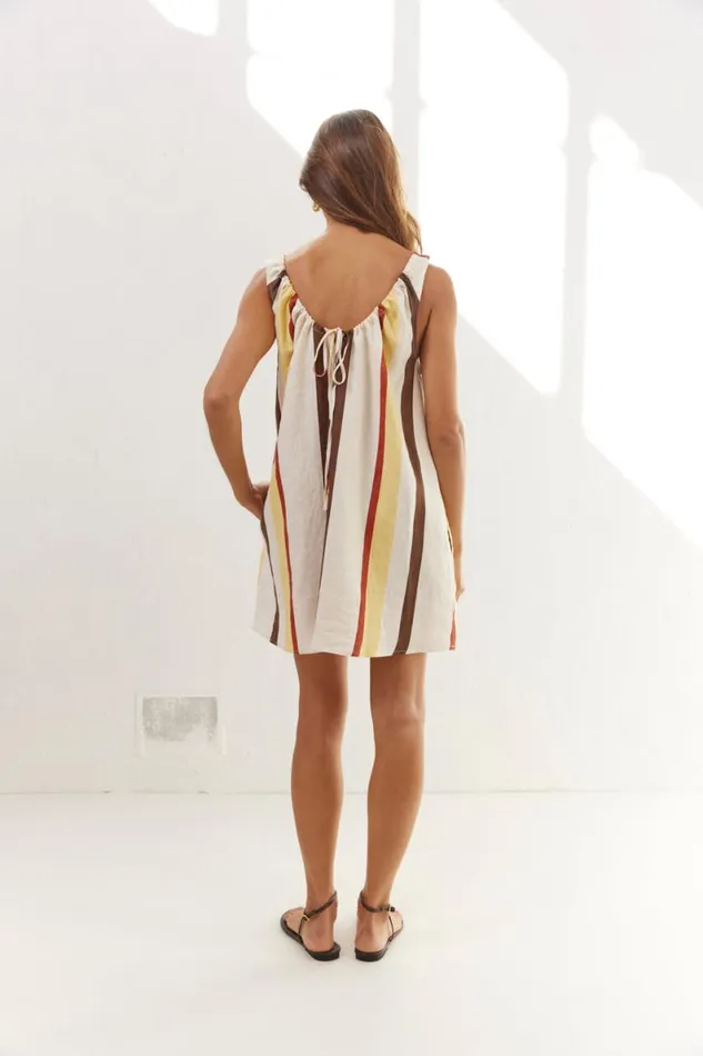 Mini Dresses Women VRG GRL Rio Linen Mini Dress Ace Mini Dresses Women VRG GRL Rio Linen Mini Dress Ace