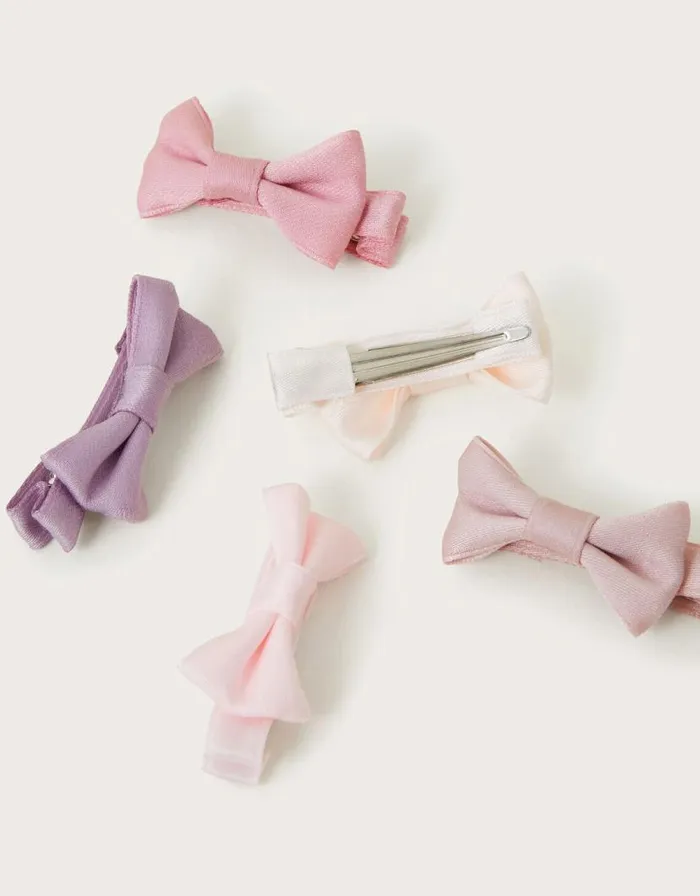 Monsoon 5Pack Ballet Bow Hair Clips Children Girls039 Hair Accessories Monsoon 5Pack Ballet Bow Hair Clips Children Girls039 Hair Accessories