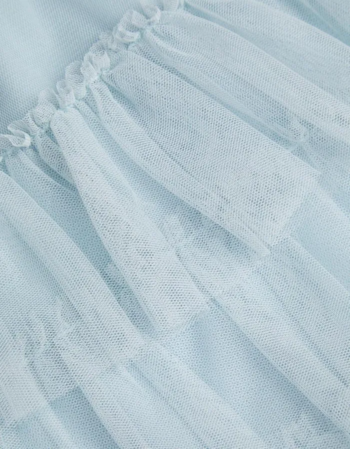 Monsoon Baby Alexandra Ruffle Dress Blue Children Dresses Monsoon Baby Alexandra Ruffle Dress Blue Children Dresses