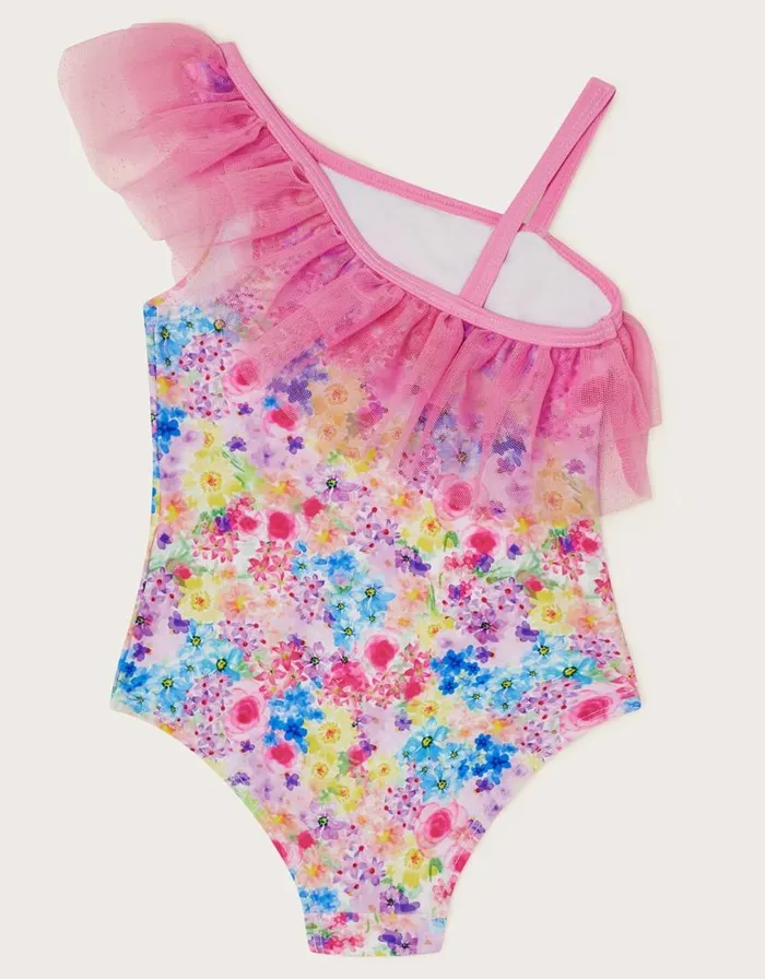 Monsoon Baby Ditsy Mesh Swimsuit Multi Children Beachwear and Swimwear Monsoon Baby Ditsy Mesh Swimsuit Multi Children Beachwear and Swimwear